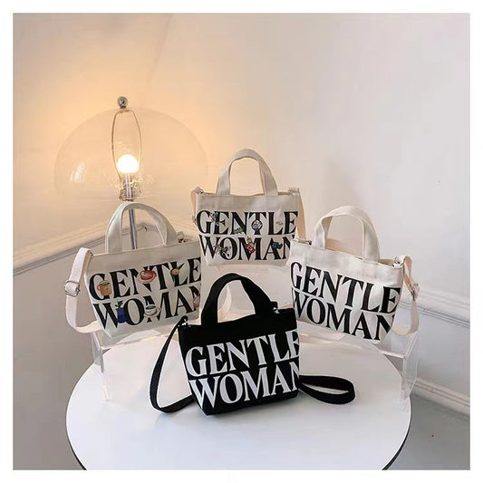 Women's Printed Canvas Fashion Portable Mini For Shoulder Bags