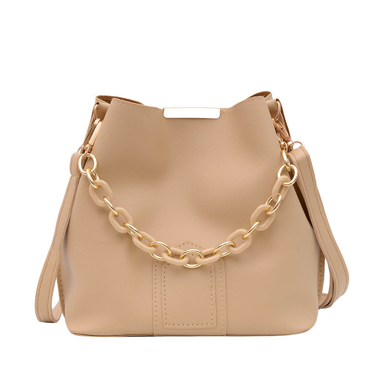 Women's Style Bucket Trendy Fashion Chain Hand Shoulder Bags