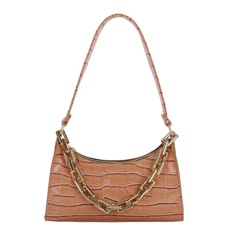 Women's Design Fashion Crocodile Pattern Underarm Portable Shoulder Bags