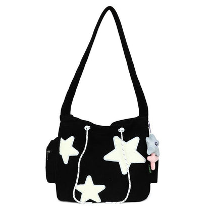 Women's Cute Five-pointed Star Tote College Crossbody Bags