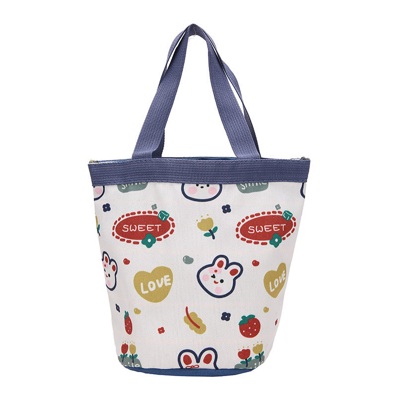 Boîte à lunch pour femme en forme de seau, sac à main de loisirs de classe