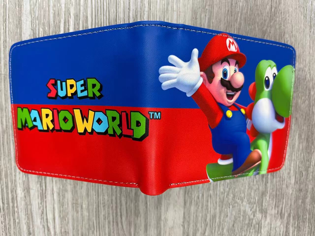 Super Mary Short Mario Unisex Leather Ladies Wallets