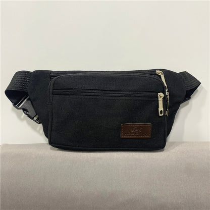 Trendy Unique Charming Cell Portable Canvas Men's Waist Packs