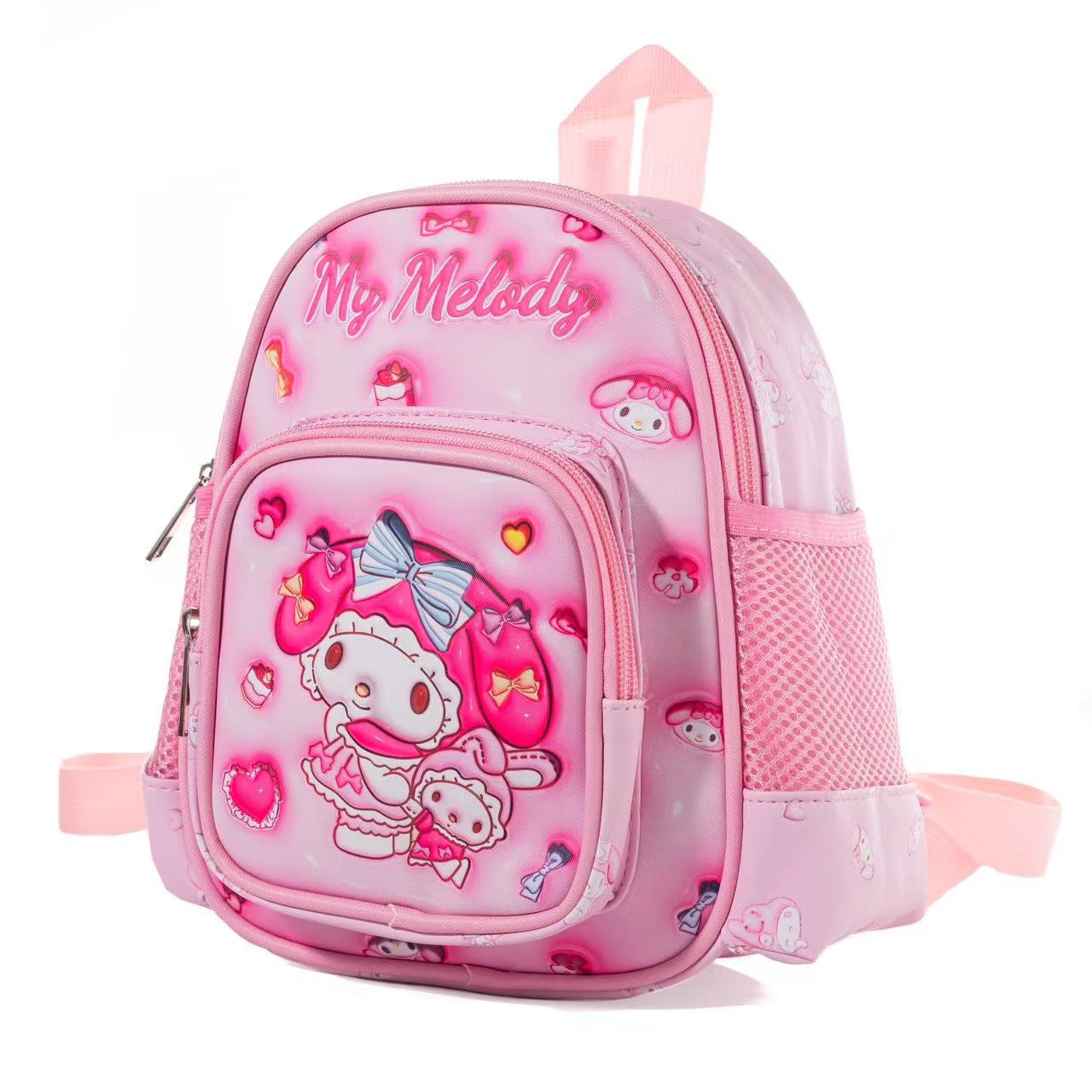 Sacs d'école maternelle en cuir imperméables pour enfants avec dessin animé Clow Melody