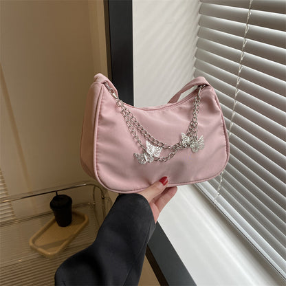 Women's Underarm Korean Style Butterfly Jewelry Chain Shoulder Bags