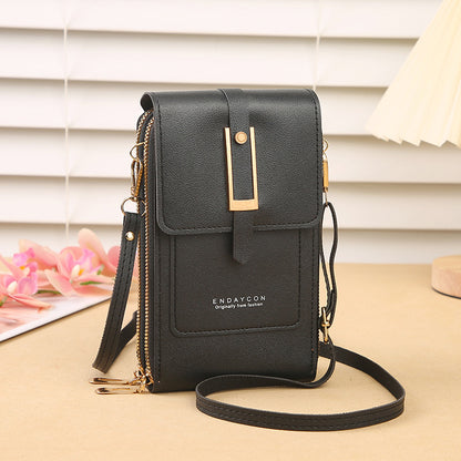 Women's Touch Screen Trendy Simple Mobile Pocket Phone Bags