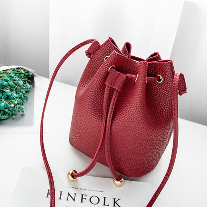 Women's Autumn Litchi Pattern Fresh Elegant Shoulder Bags