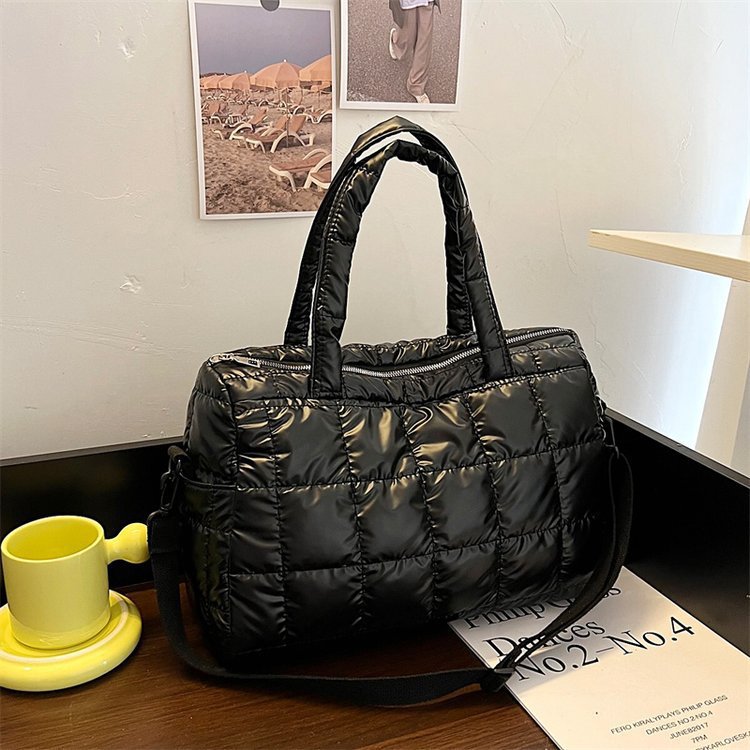 Women's Large Capacity Space Cotton Lightweight Down Handbags