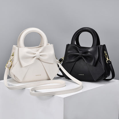 Bowknot Portable Design Fresh Sweet Girlish Shoulder Bags