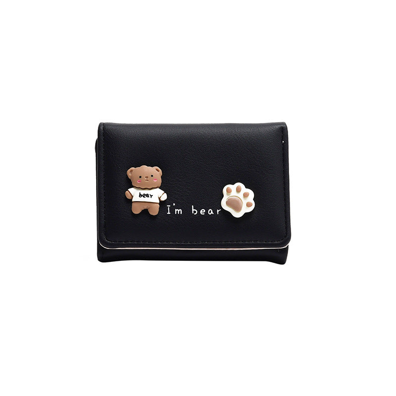 Women's Durable Korean Short Simple Clutch Ladies Wallets