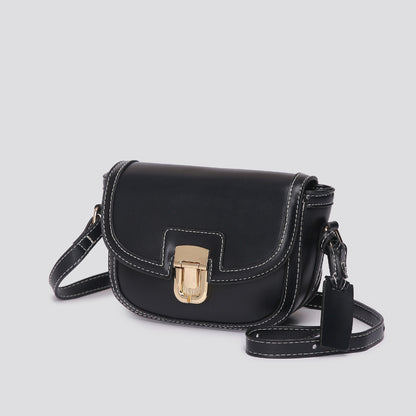 Contrast Color One Saddle Trendy Retro Crossbody Bags