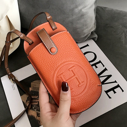 Women's Fashionable High-grade Summer Exquisite Leather Phone Bags