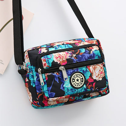 Women's Oxford Cloth Mother Flower Canvas Stall Bags