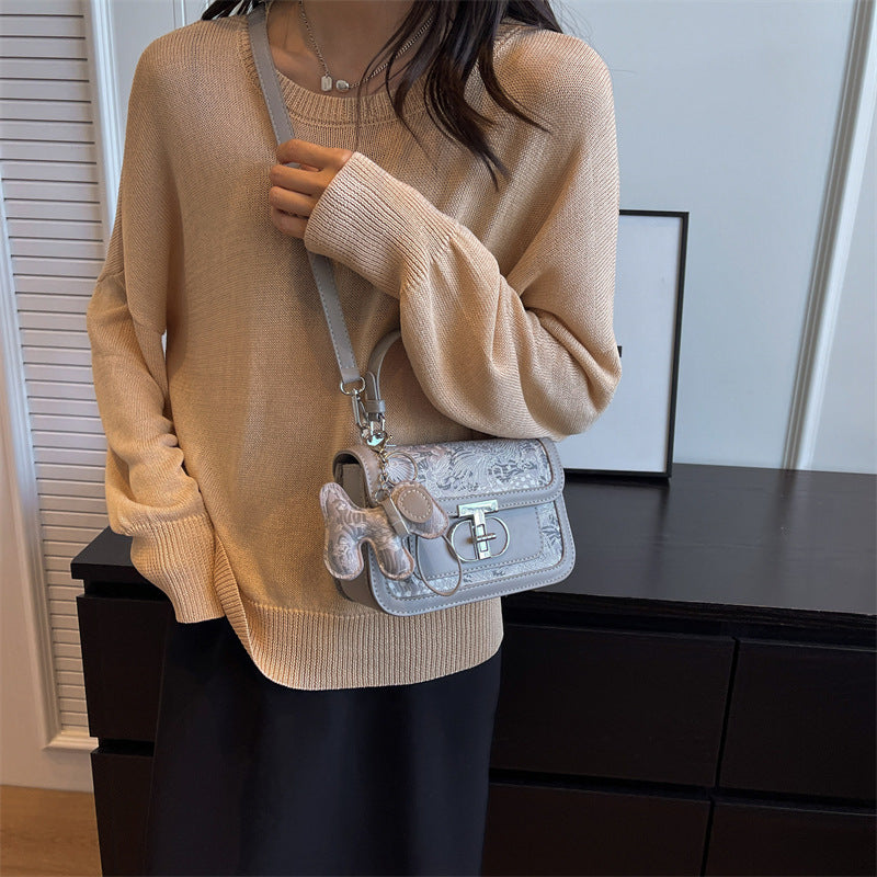 Women's Popular Texture Design Fashion Portable Crossbody Bags