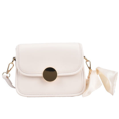 Design Sense White Female Summer Texture Bags