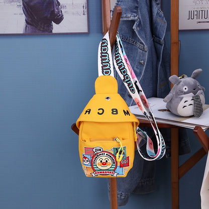 Women's & Children's & Cartoon Canvas Small Fashionable Korean Waist Packs