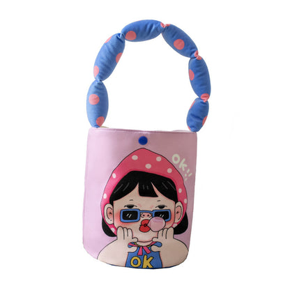 Children's Hand Gift Cotton Underarm Carrying Handbags