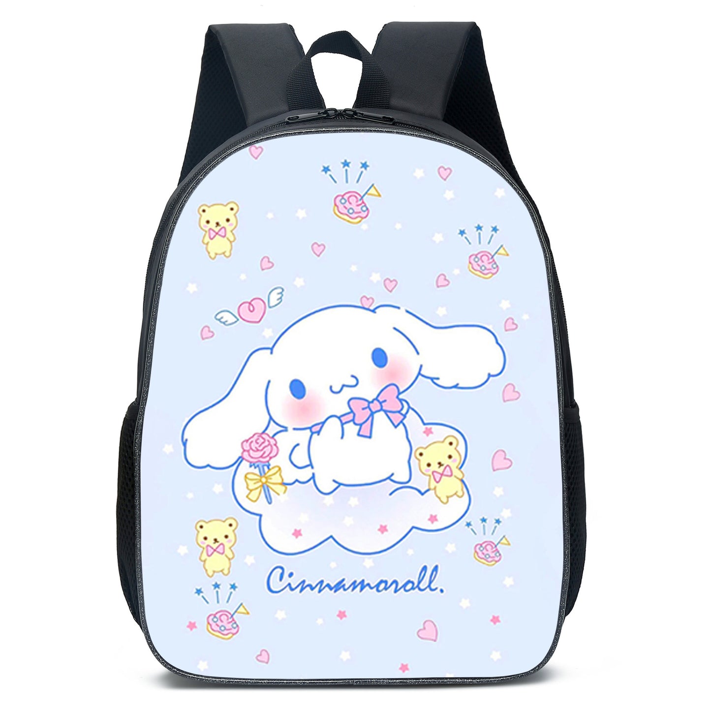 Ensemble de trois cartables uniques pour enfants avec motif de clown de dessin animé pour élèves du primaire