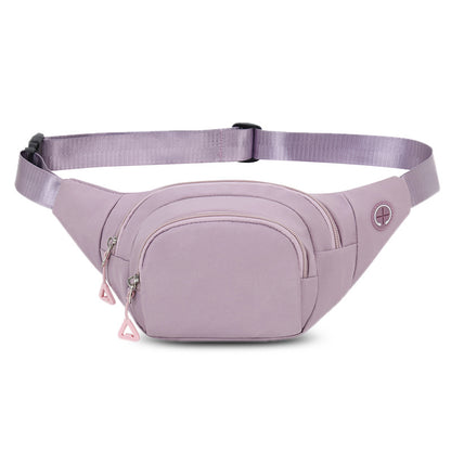 Women's Leisure Fashion Large Capacity Mobile Contrast Waist Packs