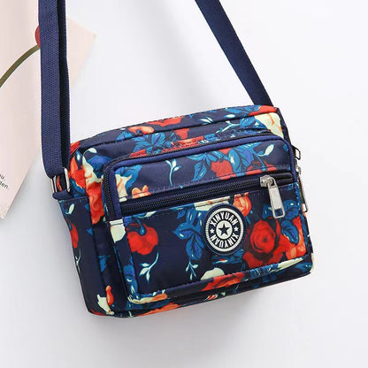 Women's Style Oxford Flower Cloth Stall Running Crossbody Bags