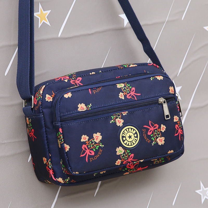 Women's Oxford Cloth Mother Flower Canvas Stall Bags