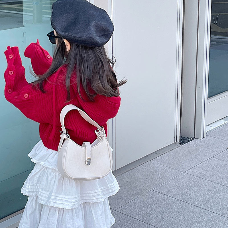 Pretty Classic Fashionable Underarm Mini Little Children's Shoulder Bags