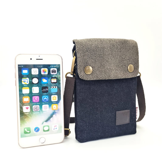 Innovative Denim Mobile Simple Unisex Small Bags