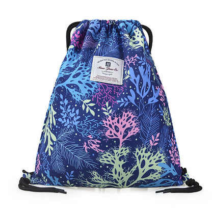 Dry Wet Separation Drawstring Male Female Sports Backpacks