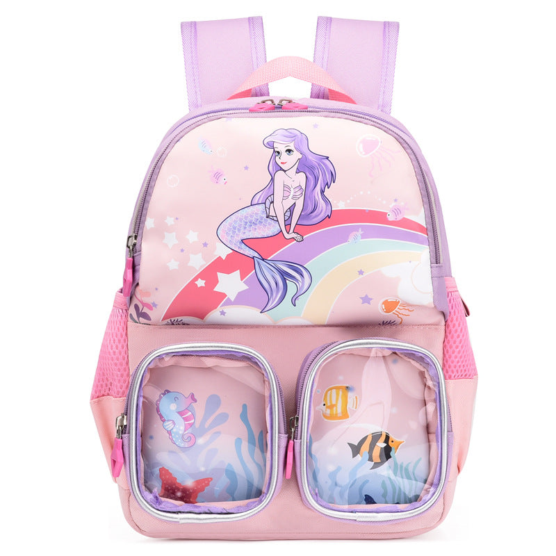 Children's Cartoon Boys Dinosaur Unicorn Lightweight Children's Backpacks