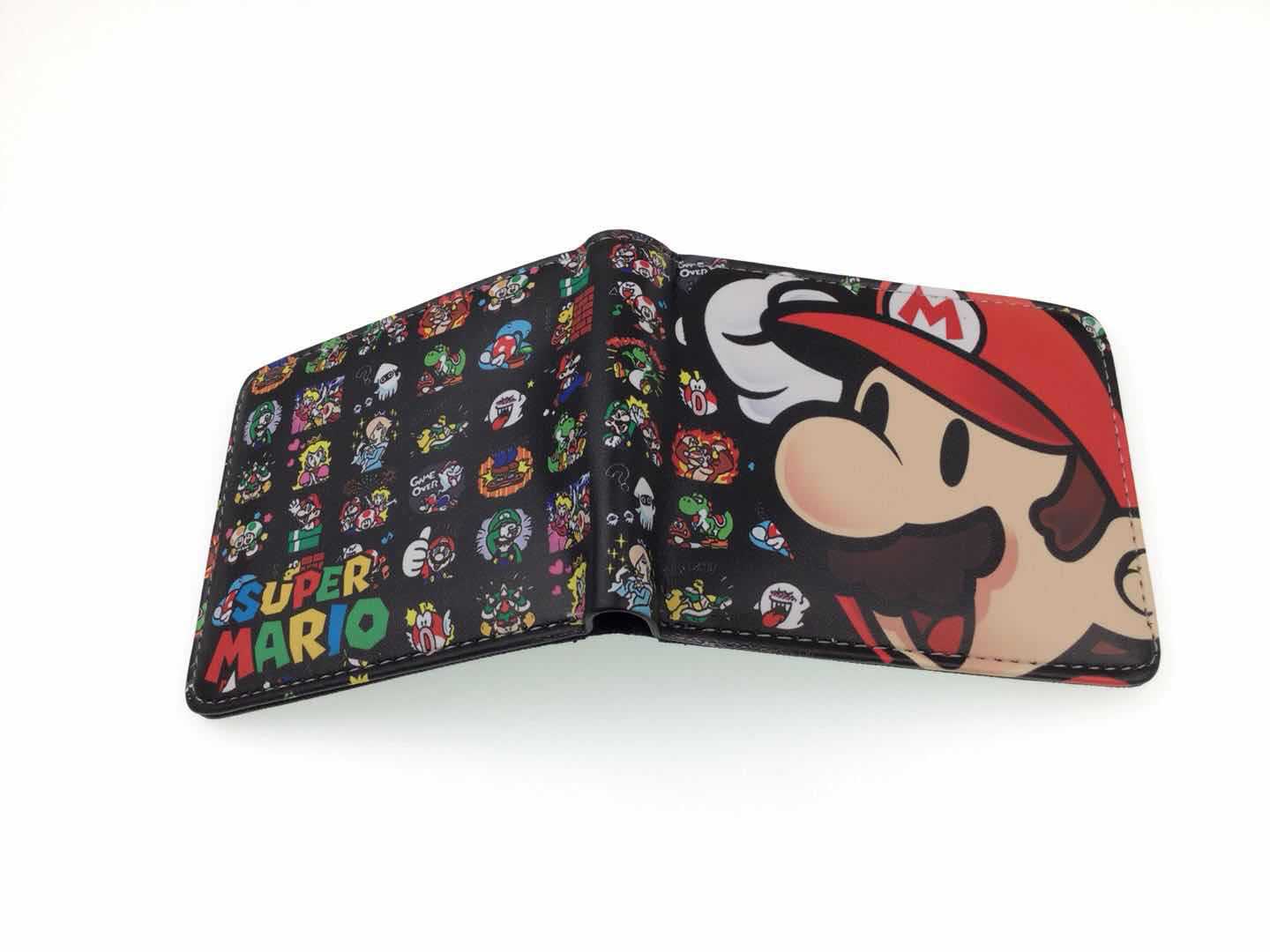 Super Mary Short Mario Unisex Leather Ladies Wallets