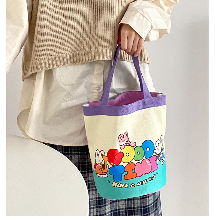 Box Bucket Cute Artist Cooperation Cartoon Handbags