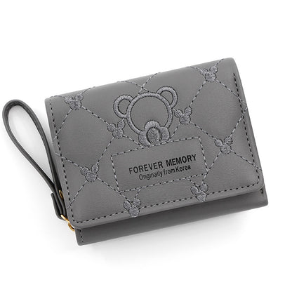 Women's Embroidery Short Fashion Embroidered For Multiple Ladies Wallets