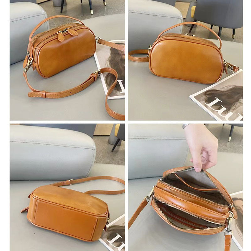 Genuine Leather Fashion Fresh First Layer Handbags