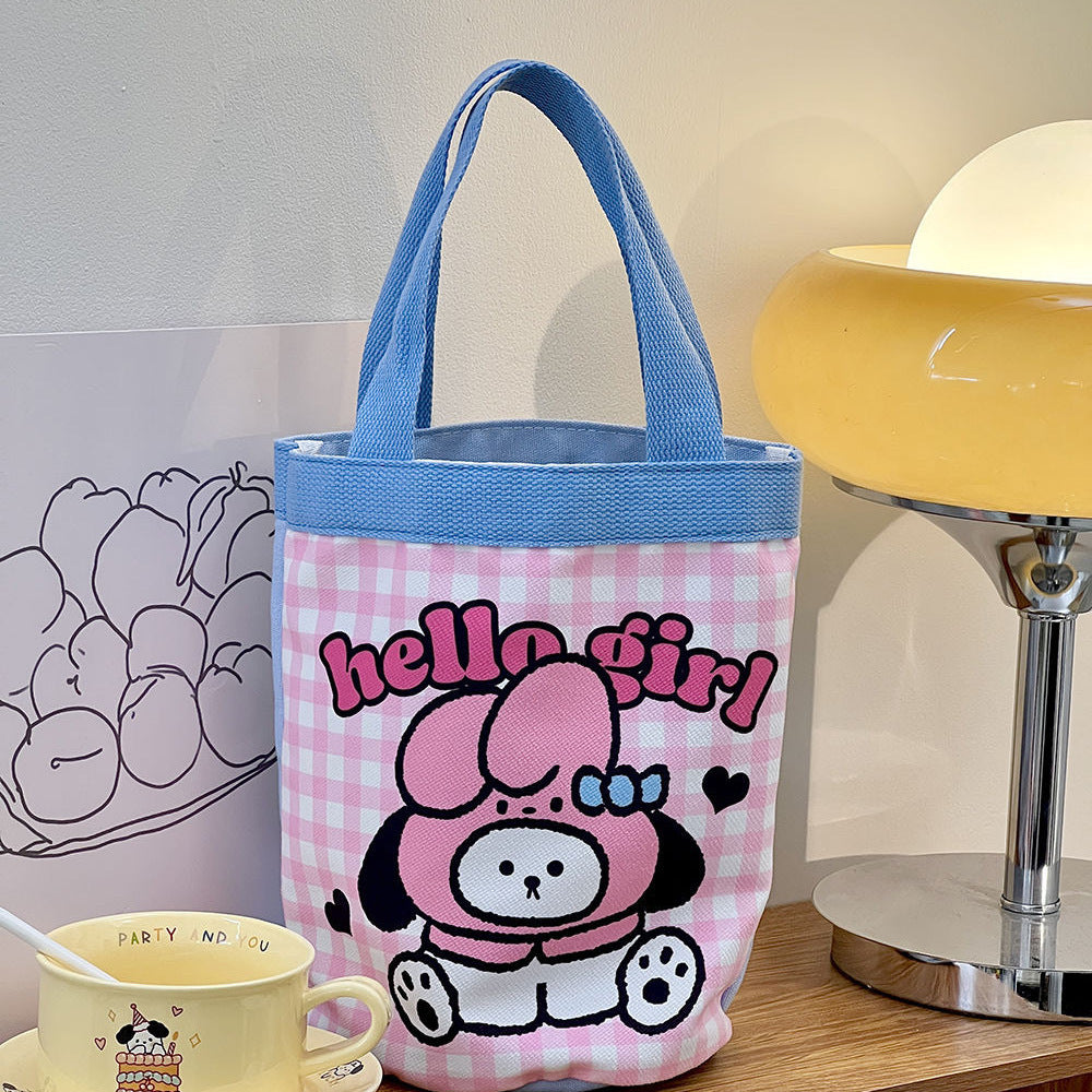 Children's Portable Korean Style Heart Mummy Lunch Bags