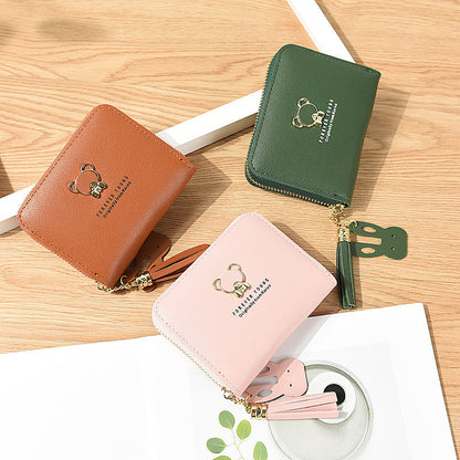 Women's Zipper Short Fashion Small Cute Coin Purses