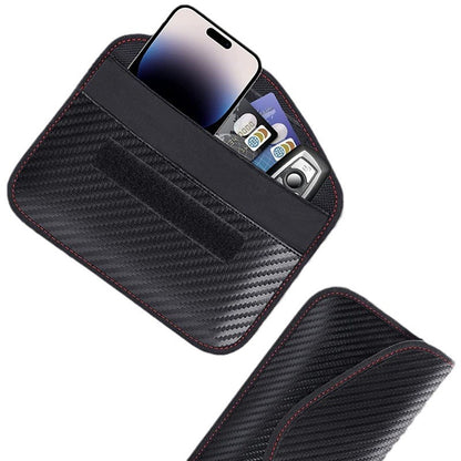 Promotion Carbon Fiber Large Mobile Shield Phone Bags