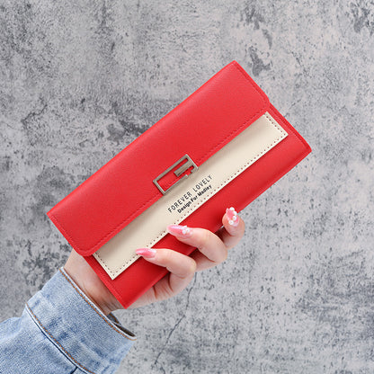 Women's Trendy Long Clutch Multifunction Leather Ladies Wallets