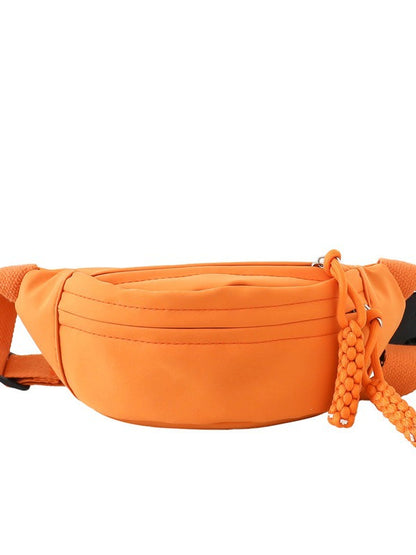 Children's Solid Color Fashion Canvas For Boys Children's Waist Packs