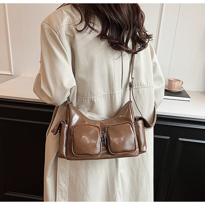 Women's Motorcycle Underarm Fashion Minority Simple Shoulder Bags