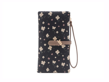 Long Lady Simple Printing Hasp Zipper Ladies Wallets