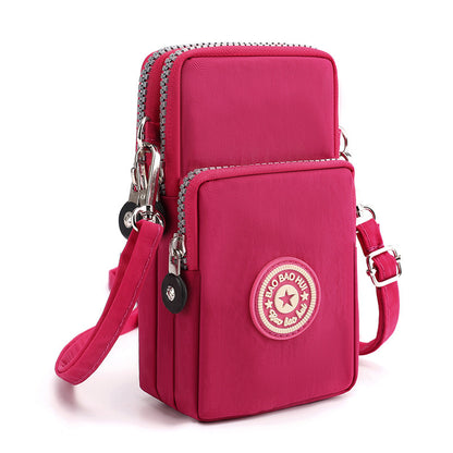 Korean Style Mobile Female Fabric Halter Phone Bags