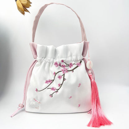 Spring Outing With Embroidered Han Chinese Clothing Antiquity Handbags