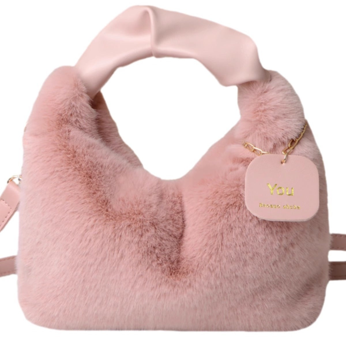 Women's Plush Portable Fur High-grade Rabbit Crossbody Bags