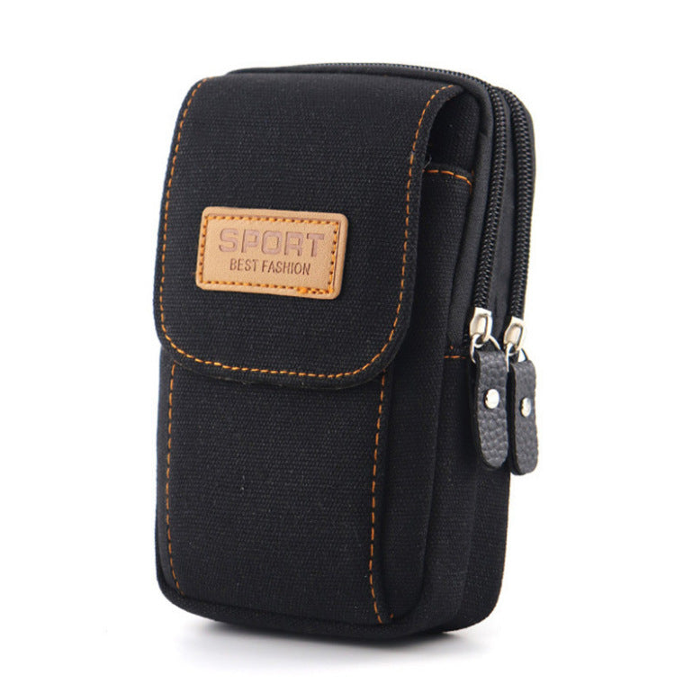 Men's Canvas Mobile Construction Site Cell Phone Bags