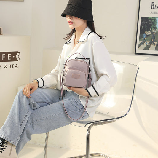 Women's Fashion Trendy Leisure Mobile Waterproof Nylon Bags