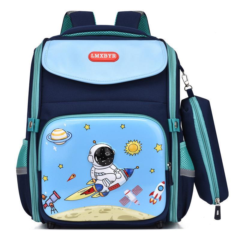 Sacs d'école primaires de grande capacité pour garçons astronautes mignons pour élèves de l'école primaire