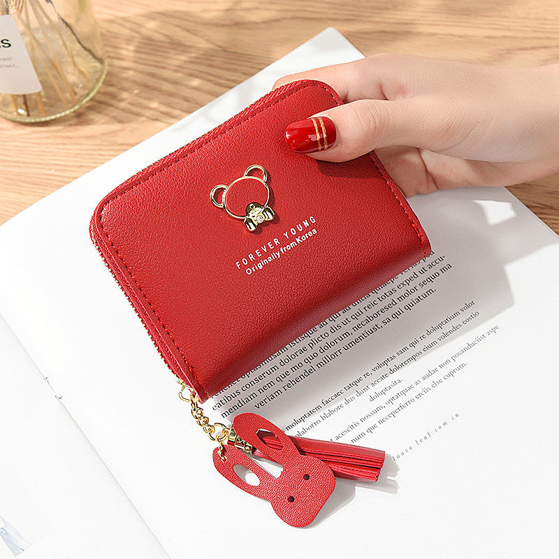 Women's Zipper Short Fashion Small Cute Coin Purses