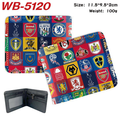 Football Basketball Team Logo Peripheral Fold Full Color Purses