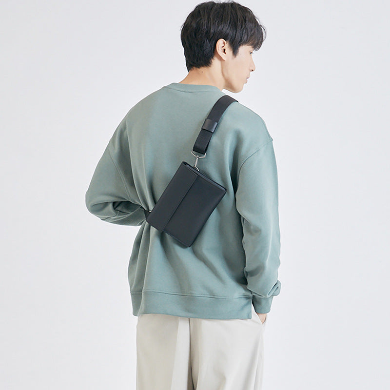 Sacs messagers pour hommes High Sense Boys Flip Square à la mode pour hommes