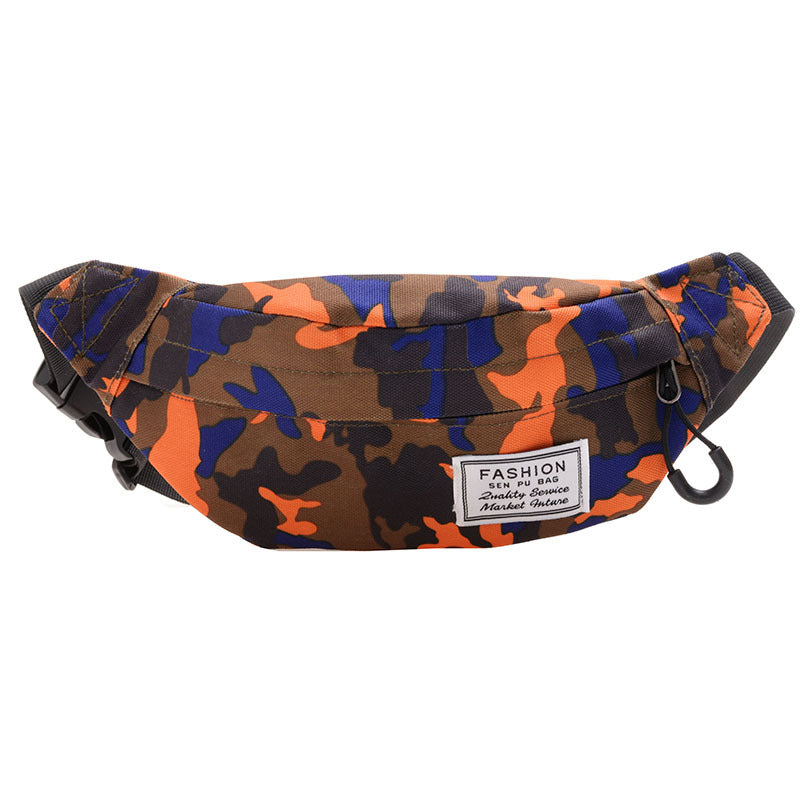 Sacs à bandoulière pour enfants avec poches de camouflage de style enfantin avec lettres pour garçons